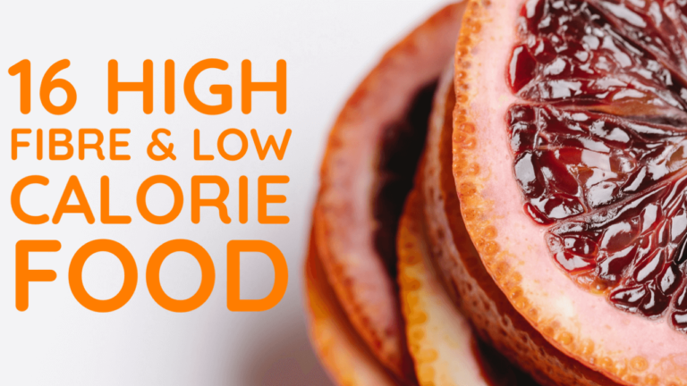 best high fiber and low calorie foods